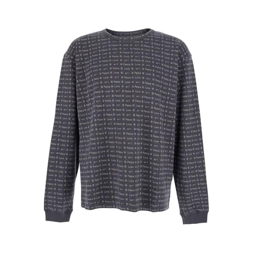 Erl Men Unisex Jacquard Long Sleeve Tee Knit